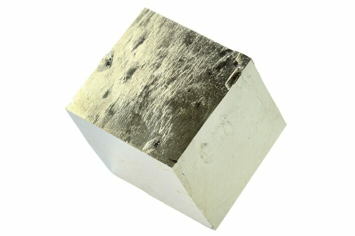 Natural Pyrite Cube - Victoria Mine, Spain #168575